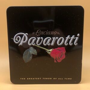Luciano Pavarotti ‎The Greatest Tenor Of All Time Collector's Tin 3-Disc CD DVD